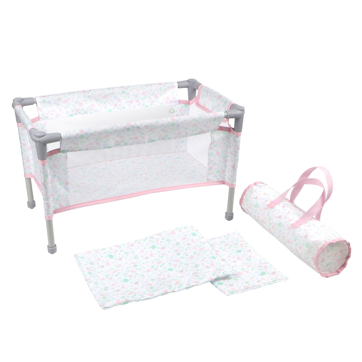 Kit accesorios para muñecas con coche cuna portabebé Unicornio REDITOYS Kit accesorios para muñecas con coche cuna portabebé Unicornio REDITOYS