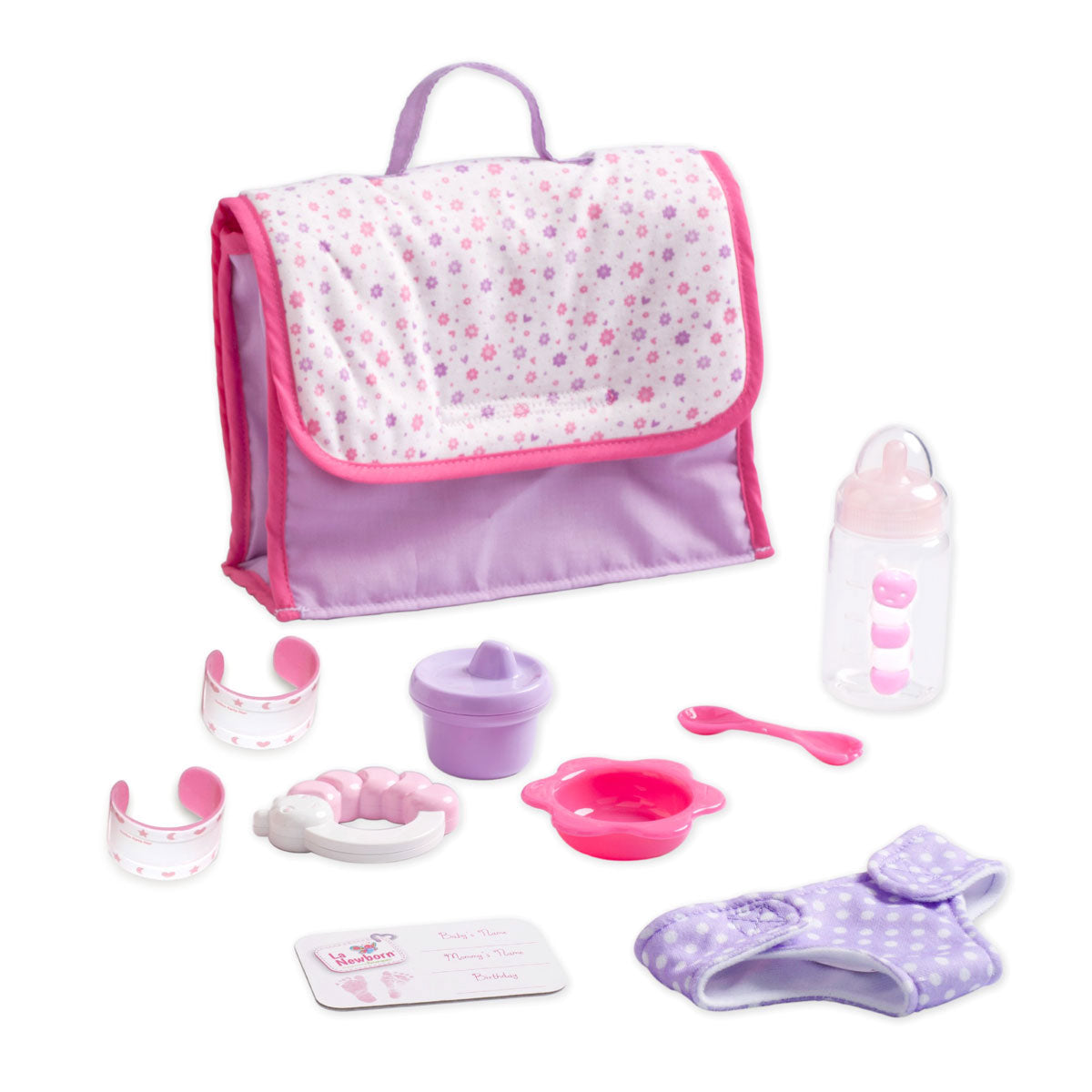 Bolso Cambiador De Muñecas Bayer Chic 2000 – Gris Vaquero, Dos Compartimentos, Se Engancha Al Carrito, 24x15x24 Cm