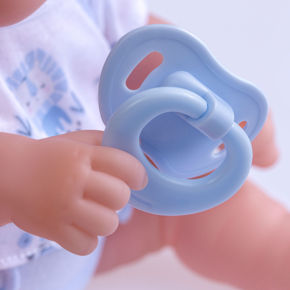 Pink and blue cufflinks with bottle and pacifier – JC Toys Spain,