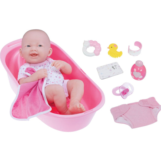 Doll with bathtub and accessories