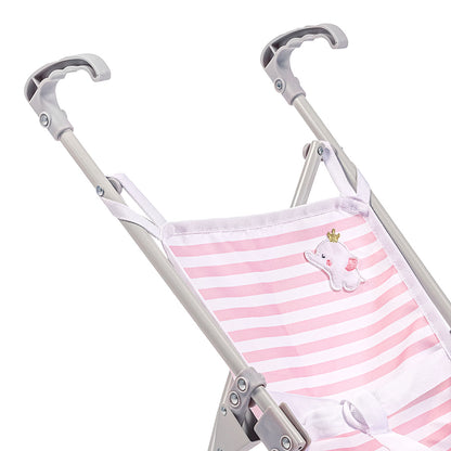 Umbrella mode folding stroller for dolls up to 45 cm