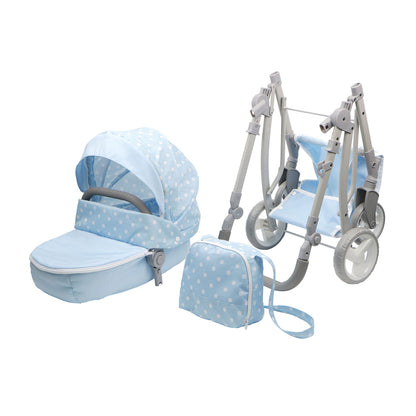 Folding stroller for dolls up to 45 cm