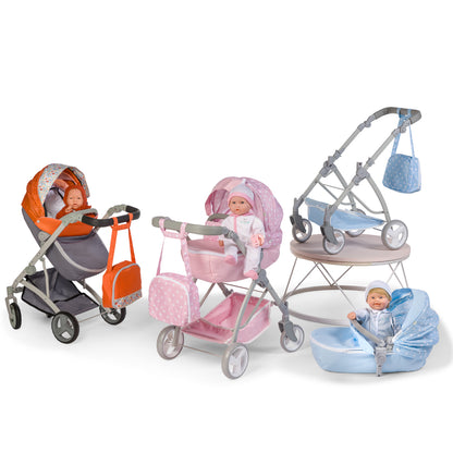 Folding stroller for dolls up to 45 cm