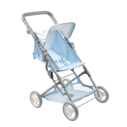 Umbrella mode folding stroller for dolls up to 45 cm