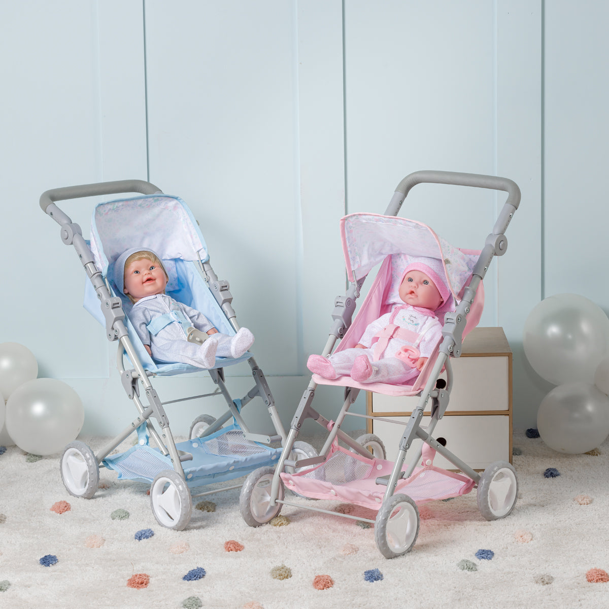 Silla de paseo plegable con asiento reclinable