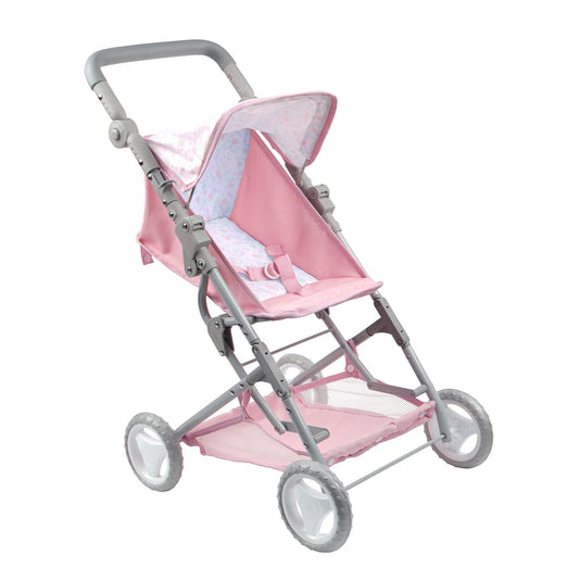 Umbrella mode folding stroller for dolls up to 45 cm