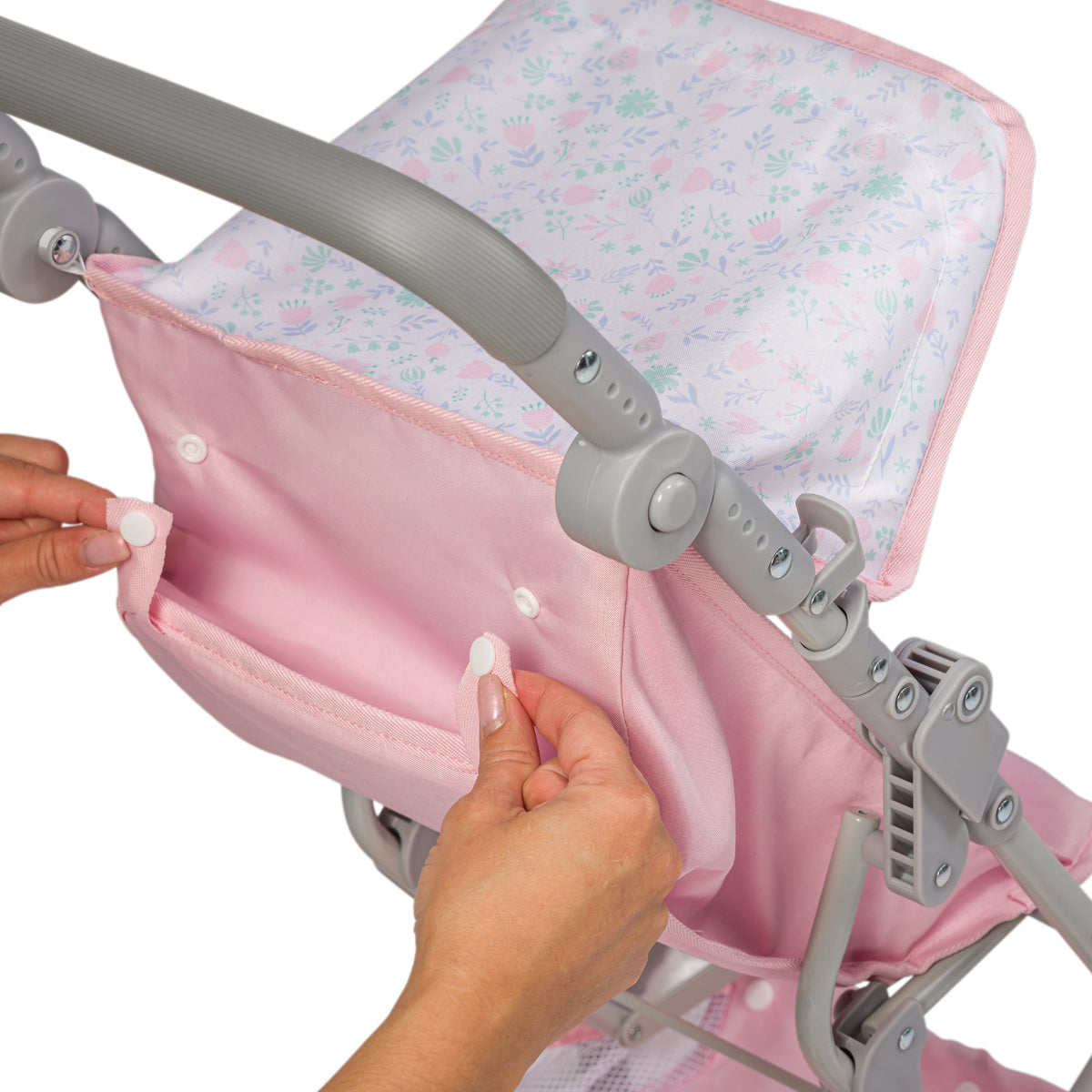Silla de paseo plegable con asiento reclinable