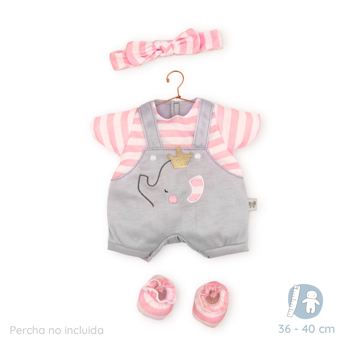 Elephant overalls set