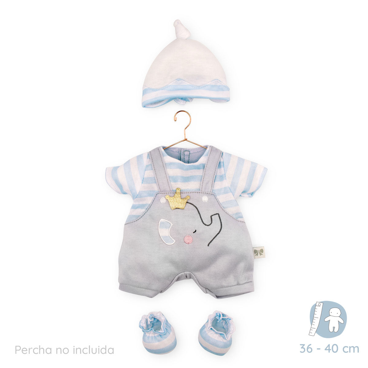 Elephant overalls set