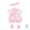 Striped overalls set