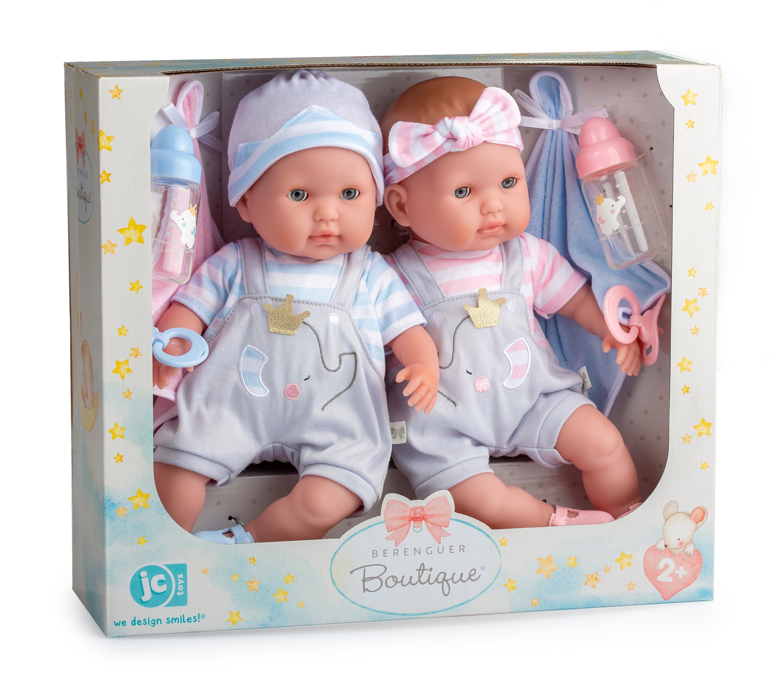 Bebes gemelos muñecos hot sale